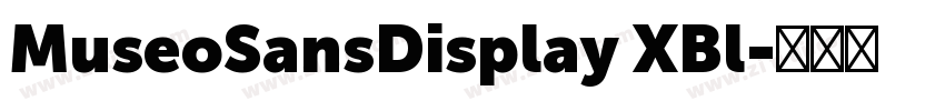 MuseoSansDisplay XBl字体转换